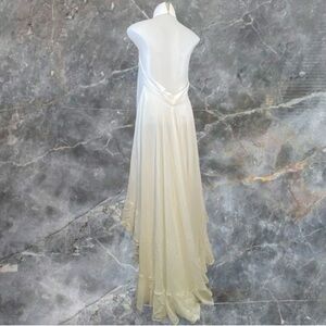 🚫 Sold 🚫 REVOLVE x Michael Costello Ivory Backless Gown